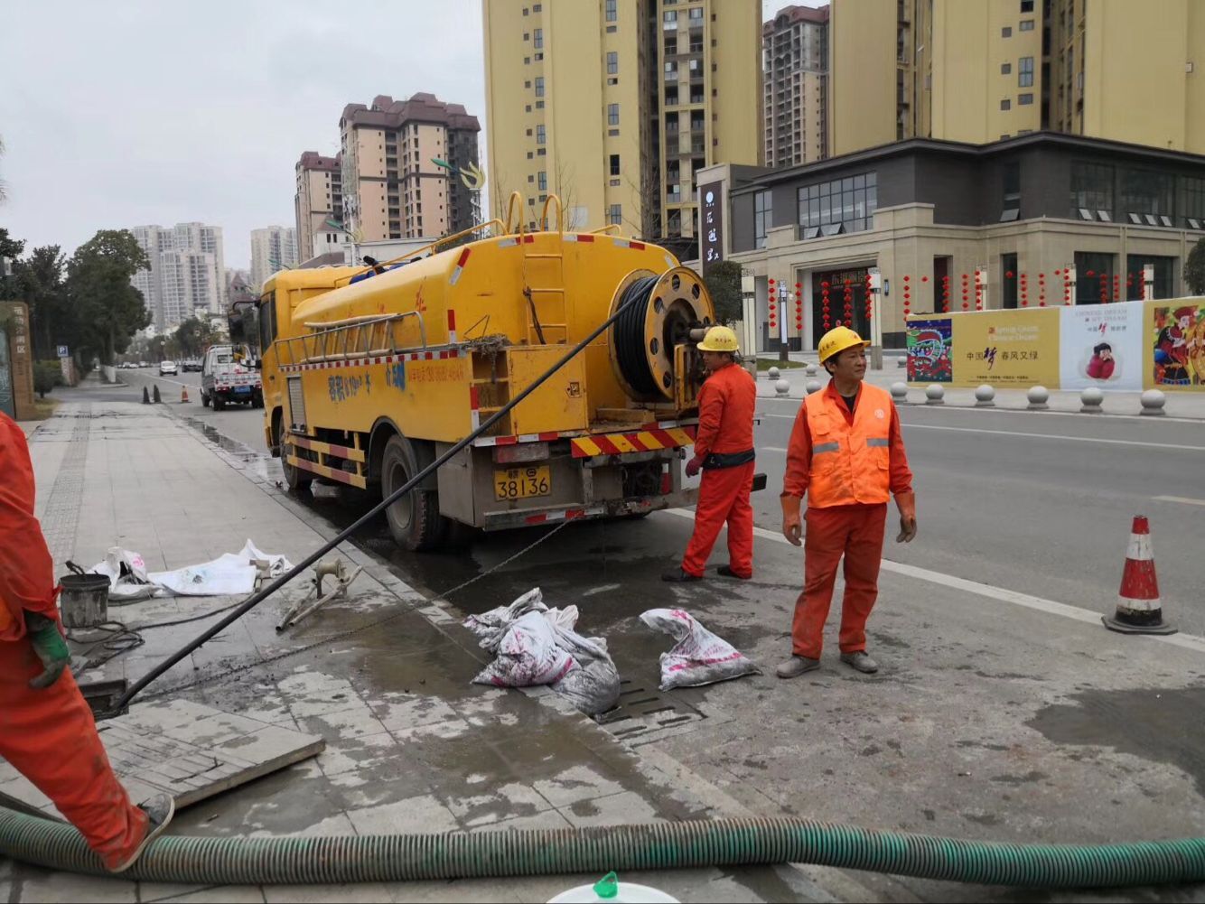 云梦排污管道清淤-管道清洗