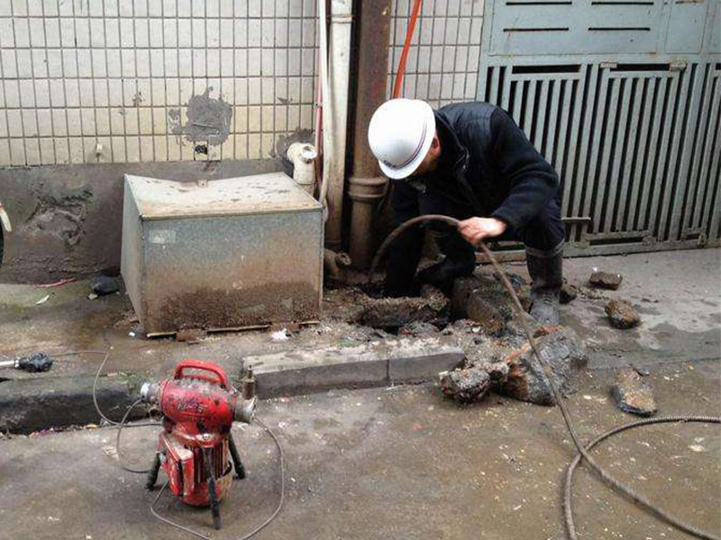 云梦疏通下水道-洗菜池疏通